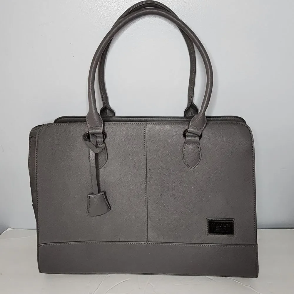 Mosiso modern life classic fashion gray messenger tote computer bag no strap